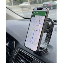 Araç İçi Manyetik Telefon Tutucu Katlanabilir Navigasyon Standı 1 Adet