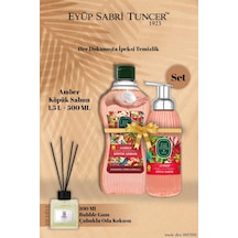 Eyüp Sabri Tuncer 1,5 L + 500 Ml Amber Köpük Sabun Bubble Gum Koku Hediye