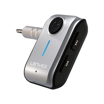 Lenyes Lr207 Kablosuz Ses Alıcı Aux Bluetooth 5.3 Adaptör Gri