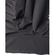 Siyah Kaşkorse Örme Kumaş Esnek Yumuşak Bodylik & Bluzluk En: 100cm-11720