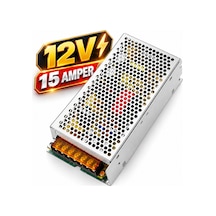 15a Amper 12v 180w Metal Güvenlik Kamera Şerit Led Adaptör Trafo 1215