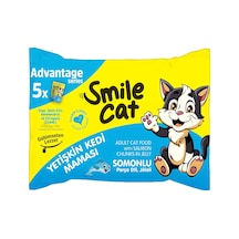 Smile Cat Flowpack 425gr 5 X 85gr Yetişkin Kedi Somonlu Mama