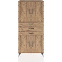 Hyperion Dolap 3 Raflı 3 Çekmeceli 4 Kapaklı 88x44x195 Çam-çam Çam Hyperion Dolap 3 Raflı 3 Çekmeceli 4 Kapaklı 88x44x195 Çam-çam Çam