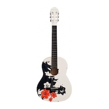 Masterwork Mwc3900Wh Model Resim Baskılı 4/4 Tam Boy Klasik Gitar