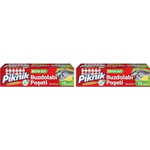 Piknik Buzdolabı Poşeti Büyük 15'li 2li Paket