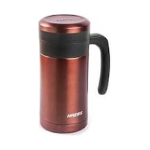 Haers Kırmızı Paslanmaz Çelik Termos Bardak 450ml Çok Renkli