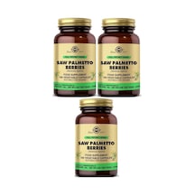 Solgar Saw Palmetto Berries 100 Kapsül 3 Adet