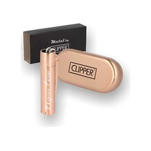 Clipper Kişiye Özel Metal Çakmak Özel Kutu ve Baskılı Rose Gold Clipper Kişiye Özel Metal Çakmak Özel Kutu ve Baskılı Rose Gold