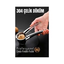 Fındık Ve Ceviz Kırıcı 304 Paslanmaz Çelik 721349 Siyah