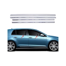 Vw Golf 7 Krom Cam Alt Çıta 4 Kapı P.çelik 2012-2019 Arası