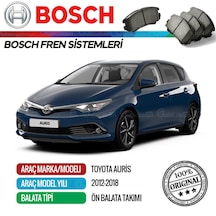 Toyota Uyumlu Auris 2012 - 2018 Ön Fren Balata Takımı - Bosch