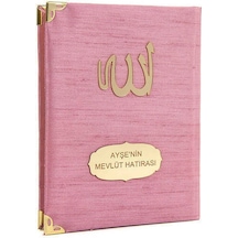 10 Adet - Şantuk Kumaş Kaplı Yasin Kitabı - Çanta Boy - Isme Özel N11.5092