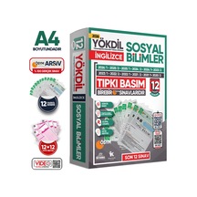 2026 YÖKDİL İngilizce SOSYAL BİLİMLER ÖSYM Çıkmış Soru Tıpkı Basım Deneme Paketi 12li Türkiye Geneli