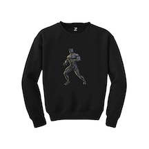 Black Panter Gold Siyah Sweatshirt