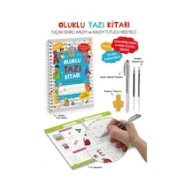 Oluklu Yazı Kitabı Anetil / Uçan Sihirli Kalem Ve Kalem Tutucu Hediyeli Bigkids Yayınları