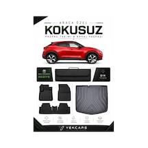 Nissan Juke 2025 Model Aracınıza Özel 4d Karbonlu Kauçuk Paspas Takımı Ve Alt Bagaj Havuzu