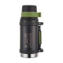 Shotay Çelik Termos Camper Large 1600ml Siyah