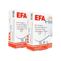 New Life Efa S-1200 Omega 3 Takviye Edici Gıda 45 Kapsül 2 Adet