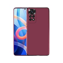 Zore Redmi Note 11s Global Kılıf Nvth Premier Silikon Kapak - Mürdüm