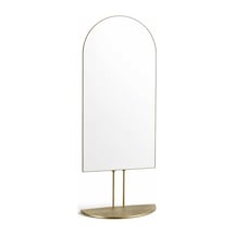 Warm Design Antik Altın Metal Çerçeveli Raflı Duvar Aynası Antik Altın Diğer