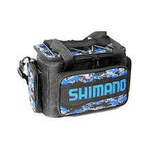 Shimano Baskılı Helper Bag Balıkçı Çantası - Blue Camo