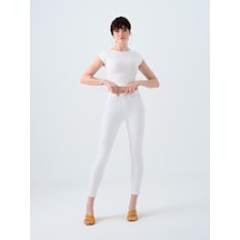 Natalie Skinny Fit Kadın Pantolon Denim
