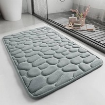 Tr Memory Kaydırmaz Banyo Paspası Gri Genel