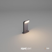 Fonelight Naja 30 Cm Led Bahçe Bollard Aydınlatma Direği Antrasit Alüminyum Ip65 Peyzaj Yürüyüş Yolu Aydınlatması 9w 3000k