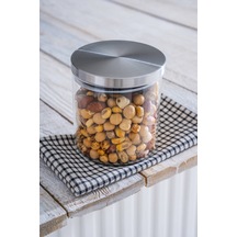 Acar Pureline Metal Kapaklı Cam Kavanoz - 10 Cm Şeffaf