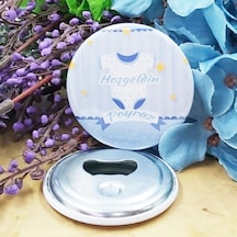 Elbiseli Baskılı Erkek Bebek Metal Magnet Açacak 58 Mm 15 Adet