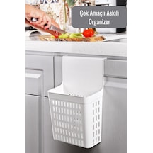 Beyaz Dolap İçi Askılı Düzenleyici Organizer Raf Mıt1241 Plastik 35 X 50 Beyaz Tr Diğer