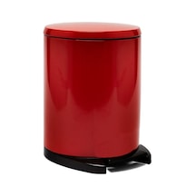 Primanova Cigo Kırmızı İçi Kısım Siyah 6Litre Çöp Kovası