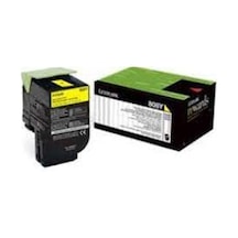 Lexmark 80C8Hy0 808Hy Yüksek Kapasite Sarı Toner - Cx410