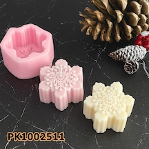 Pk1002511 - Silikon Kalıp Mum Kalıbı - Yuvarlak Desen Kartanesi Renksiz