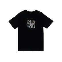 Unisex Siyah Placebo Baskılı Tshirt SIYAH