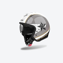 Airoh J 110 Command Gold Glitter Motosiklet Kaskı Gri