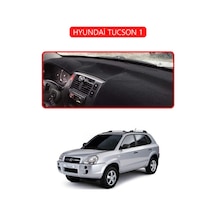 Hyundai Tucson 1torpido Koruma Halısı Kırmızı Kenar