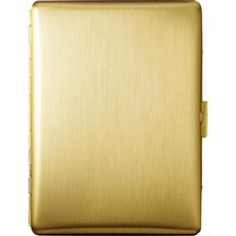 Pearl Japan Cosmos Metal Uzun Sigara Tabakası Satin Gold 9lu