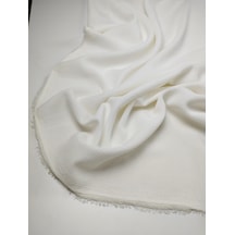 Krem Ekru Arası Renkte Krep Benzeri Kumaş En 140 Cm X Boy 200 Cm -10666 Krem
