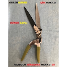 Green Guard Çim Kesme Makası Dönerli Çim Makası Çit Makası