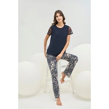 Sevim 16713 Kadın Pijama Takım Lacivert