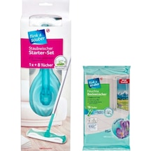 Flink Sauber Mop Set + Islak Yer Bezi 16'lı Paket