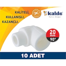 Kalde Pprc 20x90 Kuyruklu Dirsek 20Mm Dirsek 90°