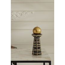 Karaca Home Felicie Mumluk 9x9x17,5 Cm Siyah