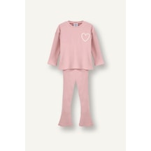 Defacto Kalp Desenli Fitilli Kaşkorse 2li Takım Kız Bebek G9202a526spbr138 Bordo-br138