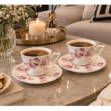 Yş Home - Vintage 2 Li Fincan Takımı 80 Ml Porselen