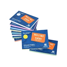 Polabook Akıllı Not Kağıdı 7x10 Cm 100 Yaprak Yapışkansız, Turkuaz