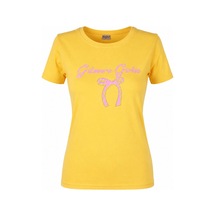 Trender Gilmore Kurdele O Yaka Sarı Kadın T-shirt 26ydt1000002