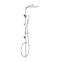 Fawer Faucet & Shower Ful Krom Kare Yağmurlama Robot Duş Seti - 400kk Krom