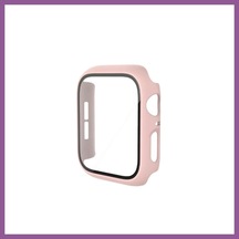Bezos Watch 44mm Uyumlu Camlı Kasa Ekran Koruyucu - Pembe Rengaren